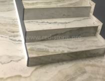 плитка для ступеней под мрамор, ступени для лестниц