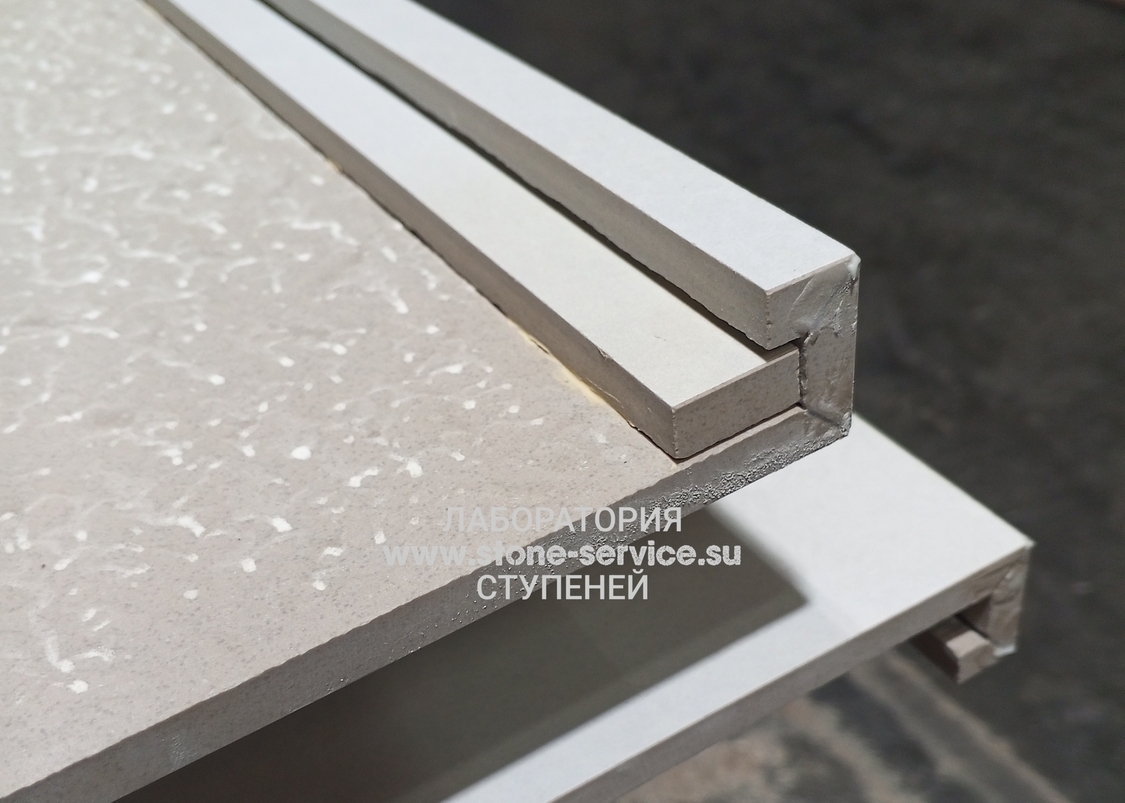 ступени с капиносом под подсветку