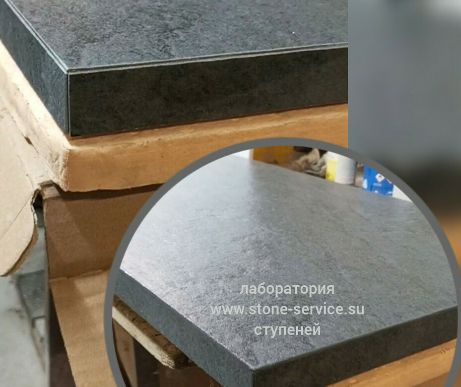 ступени с капиносом и подоконники из керамогранита